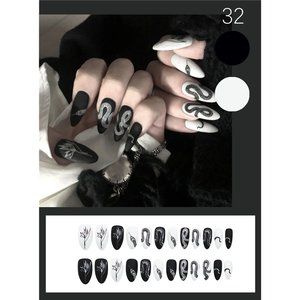 Press-on nails glue-on nails artificial nails fake